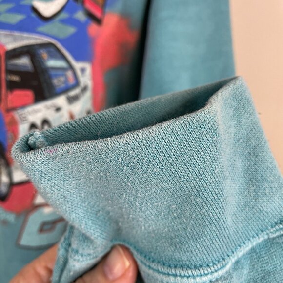 Pacsun Auto Racing Sweatshirt Top Unisex M Foreign Stock Car Graphic Fleece #28 - Picture 10 of 11